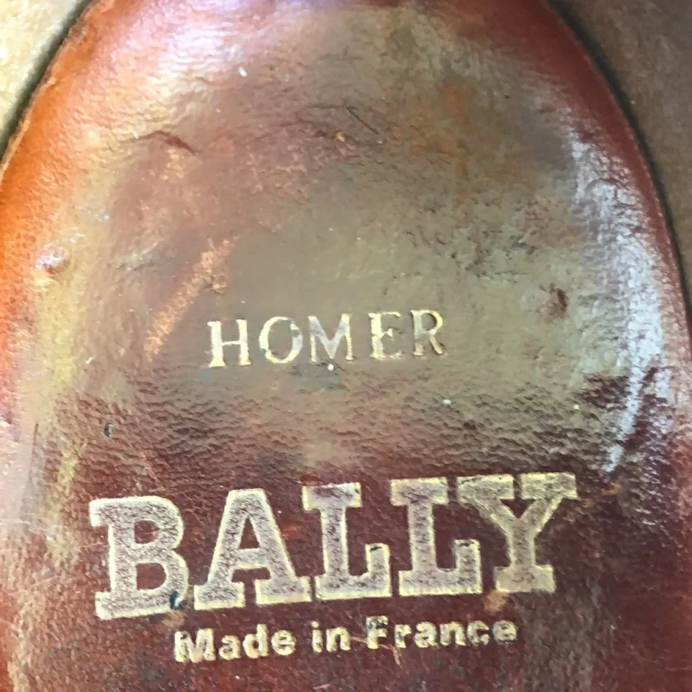 Vintage Bally Homer loafers